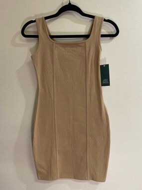 Wild Fable Camel Tank Bodycon Dress Women’s Size S